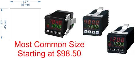 1/16 DIN temperature control