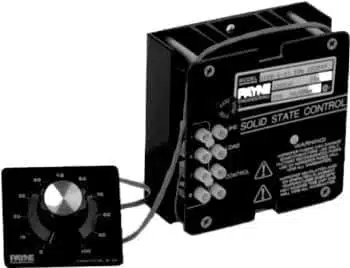 120VAC 25 amp solid state variac by Payne - 18TB-1-25
