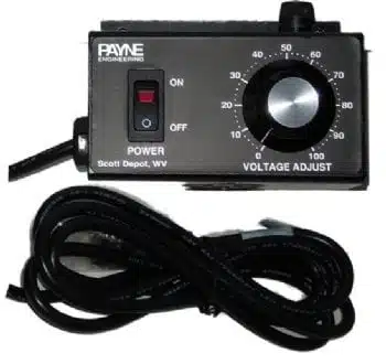 240VAC 5 amp solid state variac by Payne - 18TP-2-5