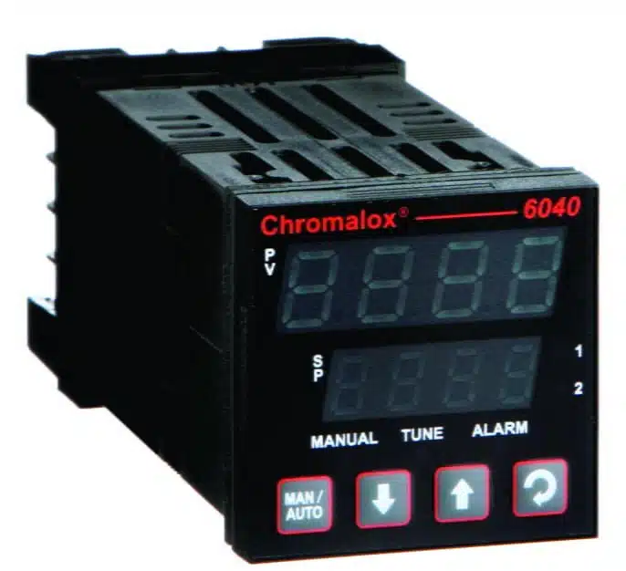 6040 1/16 DIN control by Chromalox white background