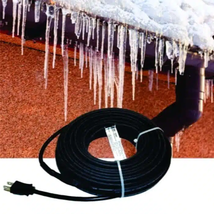 120V 100 foot pre-assembled self regulating roof and gutter heat cable kit by Briskheat - FFRG15-100