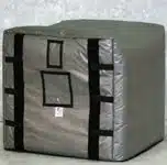 275 gallon tote or four 55 gallon drums, PalletQuilt insulation only blanket by Q Products and Services - PalletQuilt 275