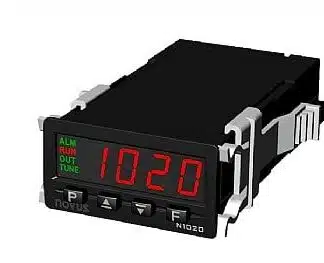 1/32 DIN PID temperature controller by Novus - N1020 white background