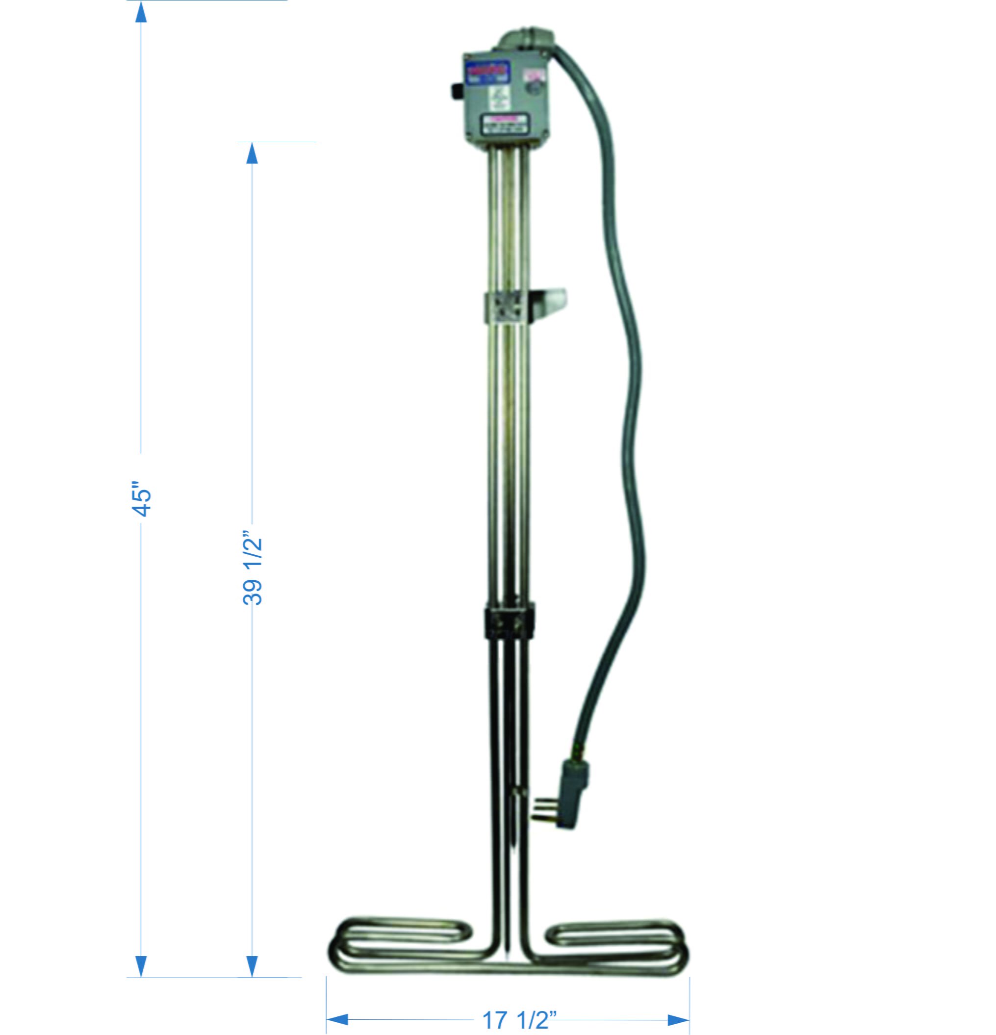 240V 6KW portable electric immersion baptistry heater by Little Giant