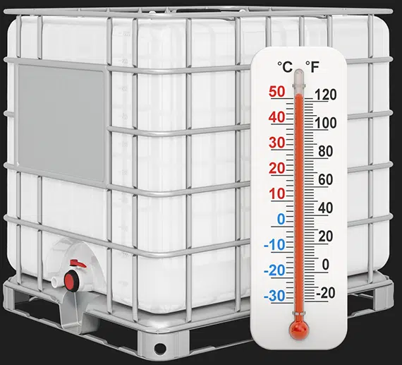 IBC Tank with Thermometer